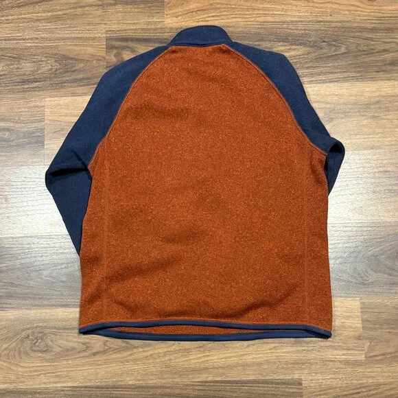 Patagonia Better Sweater 1/4 Zip Jacket Mens XL Two Tone Knit Fleece - Picture 6 of 6